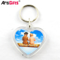 Custom Laser Cut Plastic Key Chain Epoxy Clear Plastic Acrylic Charm Printed Paper Photo Frame Insert Personalized Keychain